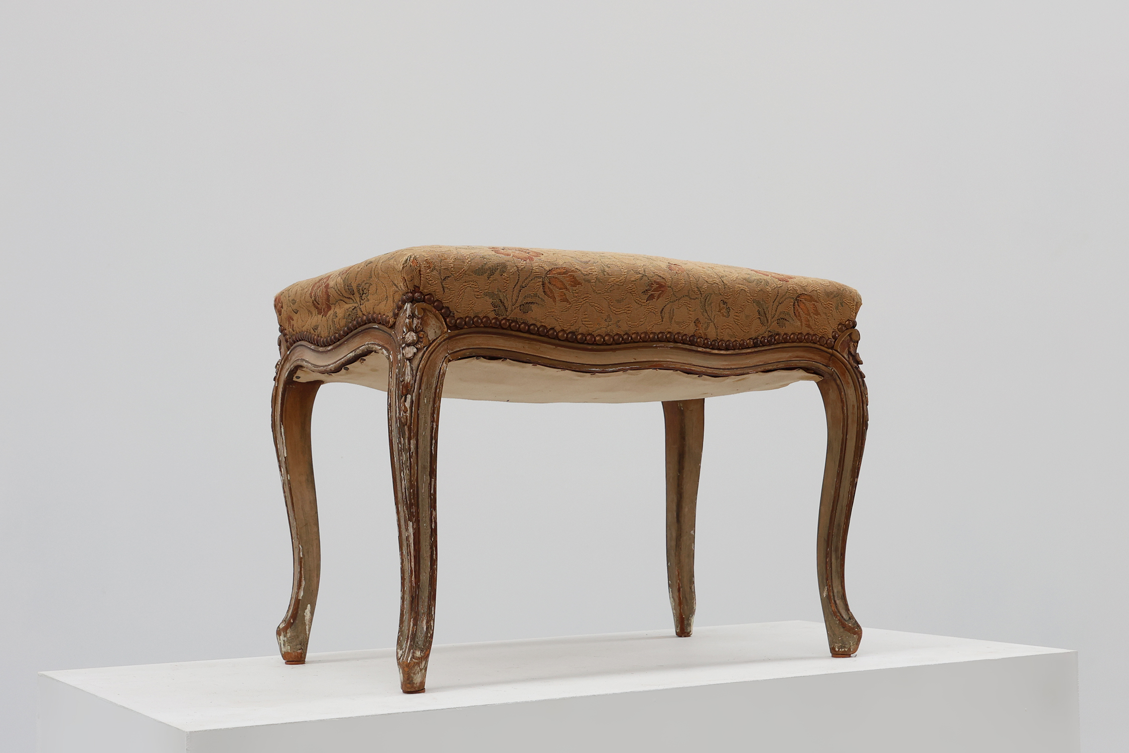 19th Century French Louis XV style piano bench or stoolthumbnail